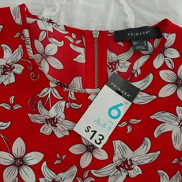 Patterned Primark blouse with zipper detail - Picture 3 of 7